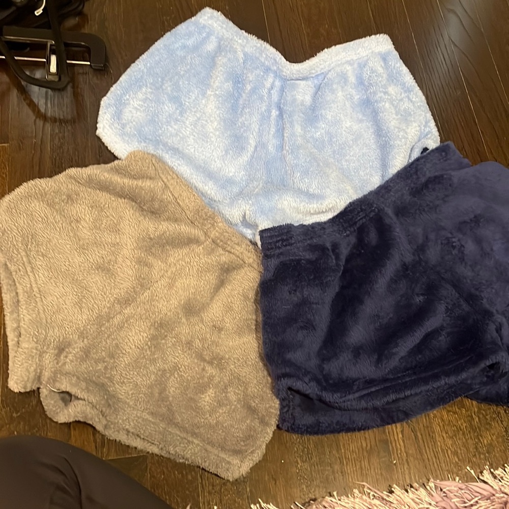 Made with Love and Kisses Fuzzy Shorts